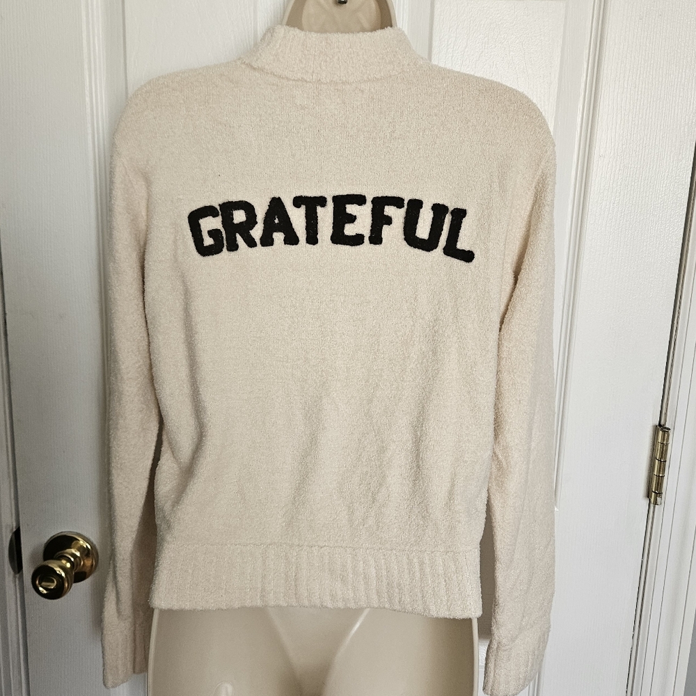 NWOt Cream Mock Neck Fuzzy Soft. Spiritual Gangsta. Sweater